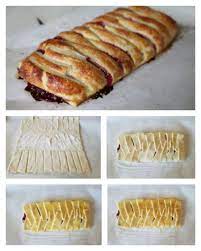 Raspberry Rhubarb Strudel Recipe Strudel Recipes Rhubarb Recipes Raspberry Rhubarb