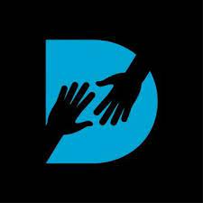 D Letter On Helping Hand Logo Vector Hand Icons Logo Icons Letter Icons Png And Vector With Transparent Background For Free Download Hand Logo Helping Hands Logo Letter Icon