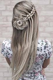 Originea 3 bundles 6 inch afro kinkys bulk human hair for dreadlocks and twist braiding full head 100% human hair soft afro kinky curly hair bulk for dreads diy 6inch can only dreadlocks (1b#, 6 6 6) 3.0 out of 5 stars. Trendy Geflochtene Frisuren Fur Die Hochzeit Braidedhairstylesforwedding Brai Hair Styles Braids For Long Hair Braided Hairstyles