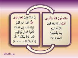 يخادعون الله في البقرة ٩ و النساء ١٤٢ novelty sign novelty decor