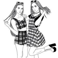 Coloring pages of bff's, best friends for ever. 18 Friendship Colouring Pages Ideas Colouring Pages Bff Drawings Cute Coloring Pages