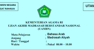 Contoh soal bahasa arab part 2. Latihan Soal Uambn Bahasa Arab Ma Tahun 2020 2020 Dunia Edukasi