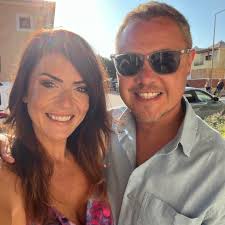 A happy couple are engaged to be married, after proud dad Bruno Ulmkalns  went down