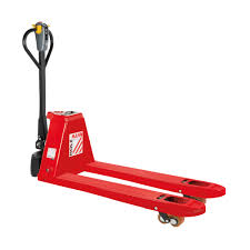 The control has arrows pointing up, down, left and right. Electric Pallet Truck Hub15flex 48v Transport Devices Service Jacks Holzmann Maschinen Gmbh