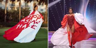 Miss thailand sophida kanchanarin displays her costume during miss universe national costume show in chon buri, thailand monday, dec. 8g42vwmqlvoyam