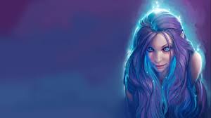 Celebrities with blue hair juliette lewis' new hair color heralded a new trend in hollywood chic. 2968173 Women Blue Hair Elves Artwork Fantasy Art Wallpaper Cool Wallpapers For Me