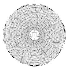 Graphic Controls 32009126 Chart Recorder Paper Din 659 Circle Chart