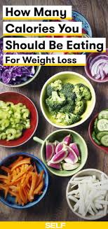 how many calories should you eat to lose weight self