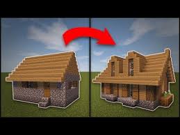 Minecraft How To Remodel A Village Large House Youtube Maison Minecraft Creations Minecraft Minecraft Tuto