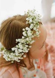 Simple Baby S Breath Flower Crown Lavender Blue Floral Baby Breath Flower Crown Flower Crown Babys Breath Flowers