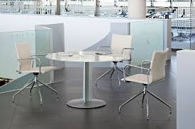 Round glass dining tables can add a minimalist design that brings your whole kitchen together and gives it a contemporary feel. Round Meeting Tables Meeting Tables Fusion Office Design
