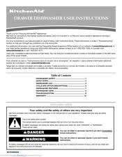 single drawer dishwasher manuals