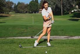 Aimee Cho How To Hit 3 Wood Off The Tee Womens Golf Ladies Golf Golf Tips Golf Attire Women