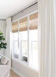 These ideas for shades, roller blinds, bathroom curtains, shutters, and more will help you find the best bathroom window treatments for your space. 17 Amazing And Unique Curtain Ideas For Large Windows Big Windows Living Room Window Treatments Living Room Large Windows Living Room