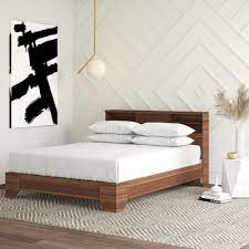 Unlike most wooden queen bed frames, this one is made of durable and strong tulip poplar wood. Mercury Row Teen Queen Platform Bed Reviews Wayfair