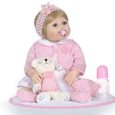 How often to bathe a newborn? Bebes Reborn 23 57cm Full Silicone Reborn Baby Girl Dolls Toys Luxury Set With Bear Child Bathe Toys Boneca Reborn Npk Dolls Buy At The Price Of 61 91 In Aliexpress Com Imall Com