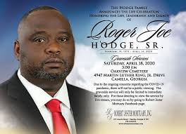 DEPUTY WARDEN ROGER J. HODGE, SR. FUNERAL LIVESTREAM