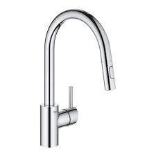 Grohe concetto einhebel kuchenarmatur xtwostore. Grohe 31483002 Kuchenarmatur Concetto Mit Ausziehbarer Brause