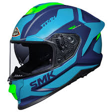 Smk supplies leading audio visual, mobile communication devices, automotive, and electronics manufacturers with a full line of electronic components, remote controls, and touch panels, as well as a variety of custom products that require a high level of precision, performance and reliability. Smk Titan Arok Matt Blue Hi Viz Green Ma558 Helmet Moto Central