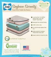 Amazon Com Sealy Soybean Serenity Organic Crib Mattress Baby Organic Crib Mattress Toddler Mattress Crib Mattress