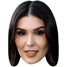 Cathy Kelley (Black Hair) Big Head. Larger than life mask.