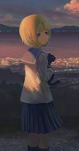 girls sky wallpapers animegirl animekawaii kawaii sky wallpapers girl kurdishotaku أنمي خلفيات بنات anime scenery anime school girl anime