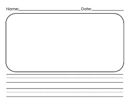 This writing paper has a box for pictures as well as a visual checklist for students to use as they are writing. Lined Paper With Picture Box Worksheets Teaching Resources Tpt