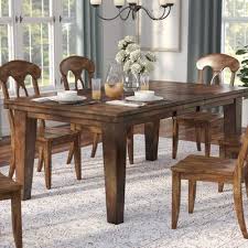 Birchley Extendable Solid Wood Dining Table Dining Table In Kitchen Dining Table Extendable Dining Table