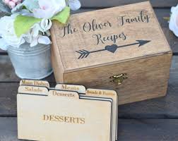 Personalized Recipe Card Box Personalized Recipe Card Box Recipe Card Boxes Personalized Recipe Box