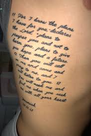 I love tattoos with meaning, and hearing the stories behind them. Tattoo Uploaded By Cgreer418 Had This Done On My Birthday Its The Verse My Parents Gave To Me When I Was Born Couldnt Be More Happy With How It Came Out