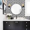 As well as creating wallpaper enables you to easily and inexpensively introduce colour, texture and character into your bathroom. 1