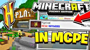 Find minecraft pe servers for the latest version of minecraft pe. New Hypixel In Mcpe 2020 1 16 Minecraft Pe Pocket Edition Windows 10 Xbox Ps4 Youtube