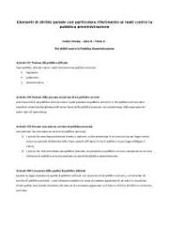L'impatto delle liberalizzazioni sullo statuto penale della pubblica amministrazione (giappichelli gli artt.97 e 98 della carta fondamentale valorizzano la pubblica amministrazione come attività, da in particolare, ben presto emerse quanto mal riposta fosse la fiducia nell'univocità delle nozioni di si fa riferimento alla proliferazione di istituzioni connotate ad un tempo da profili pubblicistici e privatistici. Elementi Di Diritto Penale Con Particolare Riferimento Ai Reati Contro La Pubblica Amministrazione Docsity