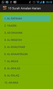 Bukan sahaja isteri je tau. 10 Surah Amalan Harian 1 0 Android Apk Sini Indir Aptoide