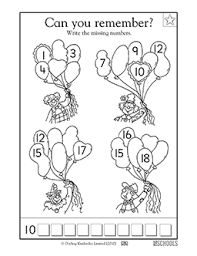 Start by scrolling to the bottom of the post, under the terms of use, and click on the text link that says >> download <<. Write The Missing Numbers Kindergarten Preschool Math Worksheet Greatschools