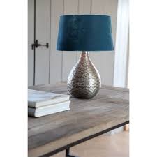 Lampenschirm In Petrolfarben Fur Leuchten Mit Purer Individualitat Der Lampenschirm Velvet Ist Mit Einer Breite Von Ca 45 Cm E Lampe Leuchten Lampentisch