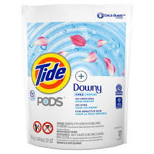 The downy ultra free & sensitive (now called free & gentle) liquid fabric softener will soften your garments when it is used in conjunction with your laundry detergent during the rinse cycle. Tide Pods Plus Downy Free Nature He Laundry Detergent Pacs Shop Detergent At H E B