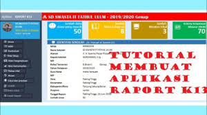 Ma ishlahul ummah tangerang 6. Tutorial Membuat Aplikasi Raport K13 Full Part 1 Youtube