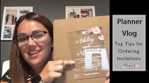 Planner's Video} Top Tips for Ordering Wedding Invitations