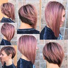 In this article, we'll go over why it's so popular and how you can achieve it too! Chic Asymmetrical Bob With Rosy Brown Color And Highlights The Latest Hairstyles For Men And Women 2020 Hairstyleology Asymmetrical Bob Haircuts Medium Hair Styles Asymmetrical Bob Hairstyles