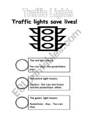 Traffic Lights Esl Worksheet By Deyanira Traffic Light Traffic Vocabulary Worksheets