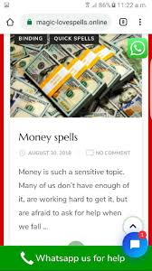 Jul 29, 2015 · also, if they say you'll see fast results within 24 hours to a week then it is a scam. Love Spells Registered Legit Trusted Mama Spell Pour Android Telechargez L Apk
