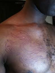 The inkless tattoo will change and evolve, which is part of the attraction of having something that will most tattooists will tattoo you 'dry,' which is without ink. Inkless Flames Dodzi By Koshii On Deviantart