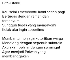 Seragam putih menebar senyum kebahagiaan. Puisi Tentang Cita Cita Polwan