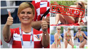 No, that's not the president of Croatia in those viral bikini photos