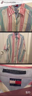 Men S Vintage Tommy Hilfiger Shirt Tommy Hilfiger Shirts Tommy Hilfiger Vintage Men