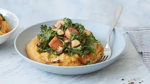 Harissa Polenta With Vegetables Recipe Recipe Vegetable Recipes Vegetarian Ingredients Recipes