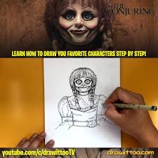 We have now placed twitpic in an archived state. Draw It Too Learn How To Draw Annabelle From The Conjuring Facebook