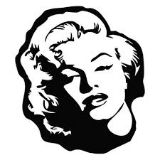 Marilyn monroe silhouette svg/png, marilyn silhouette svg/png file, digital marilyn file, cricut cut file. Marilyn Monroe Face Svg Shefalitayal