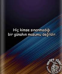 Hic Kimse Sinanmadigi Bir Gunahin Masumu Degildir 2020 Guzel Soz Ozlu Sozler